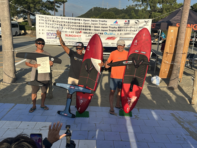 2026 WingFoilフォミュラークラス、オープンクラス 全日本選手権